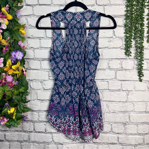*🌼3/$30🌼American Rag Sleeveless Printed Sheer Blouse Size Small - Picture 8 of 14